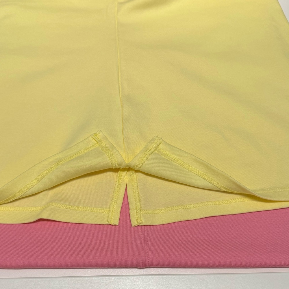 Talbots Vibrant Pink and Sunny Yellow Tank Tops Size L NWT - Picture 4 of 6